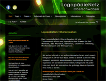 Tablet Screenshot of logopaedienetz-oberschwaben.de